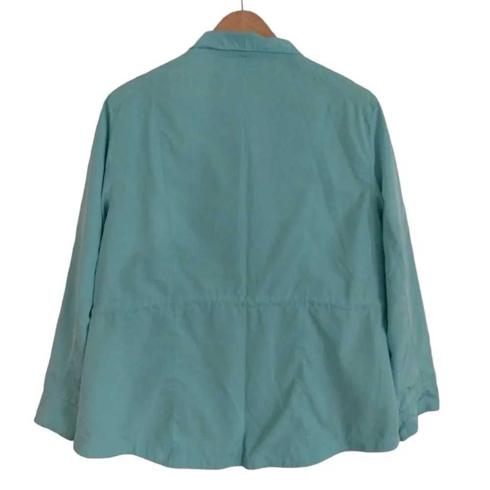 Allison Daley jacket windbreaker women's size 12p - Picture 4 of 7